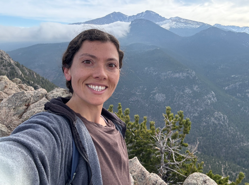 the summit of Lilly Mountain outside Estes Park CO